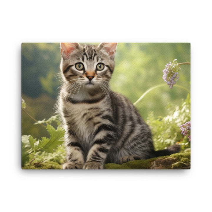 American Shorthair Canvas - PosterfyAI.com