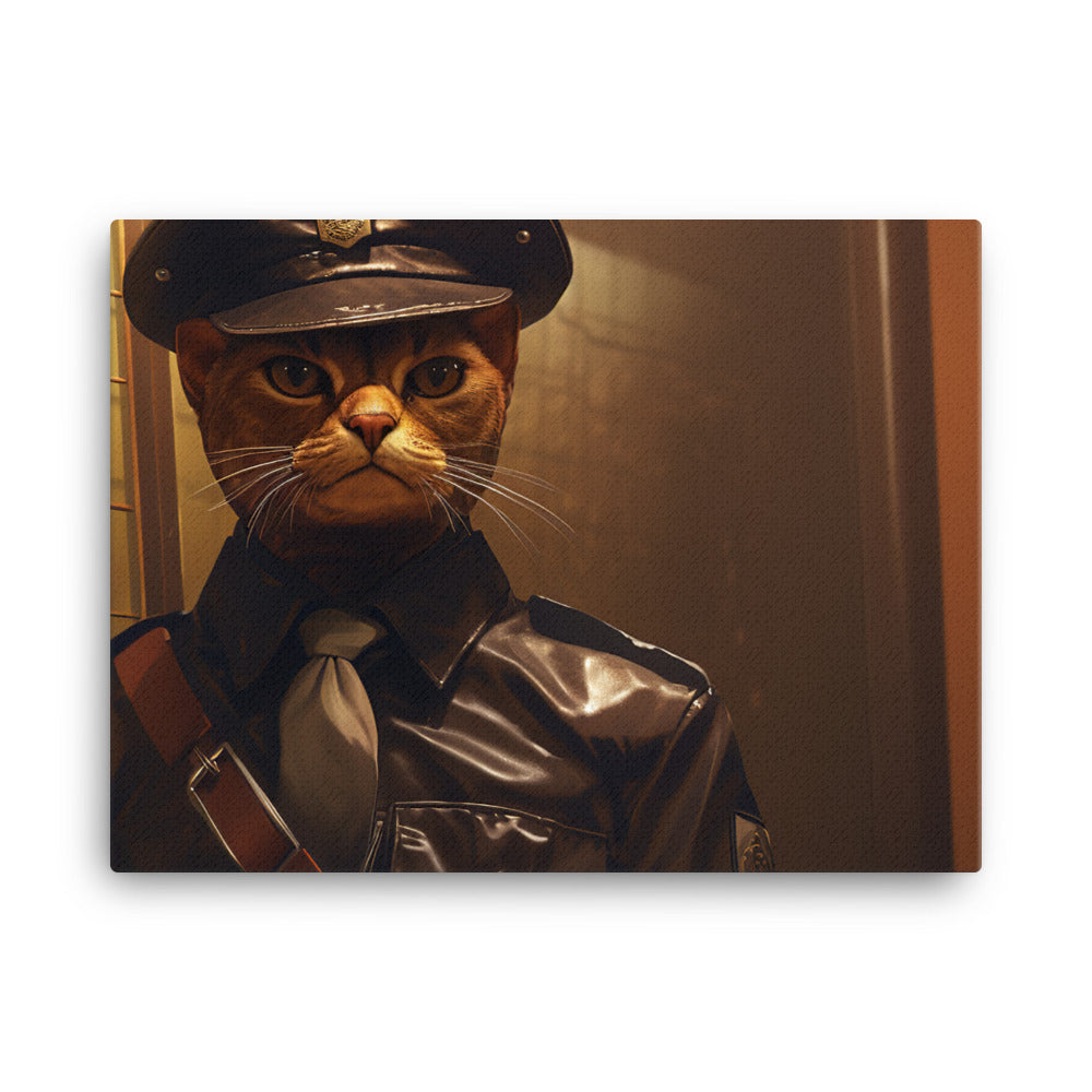 Abyssinian Prison Officer Canvas - PosterfyAI.com