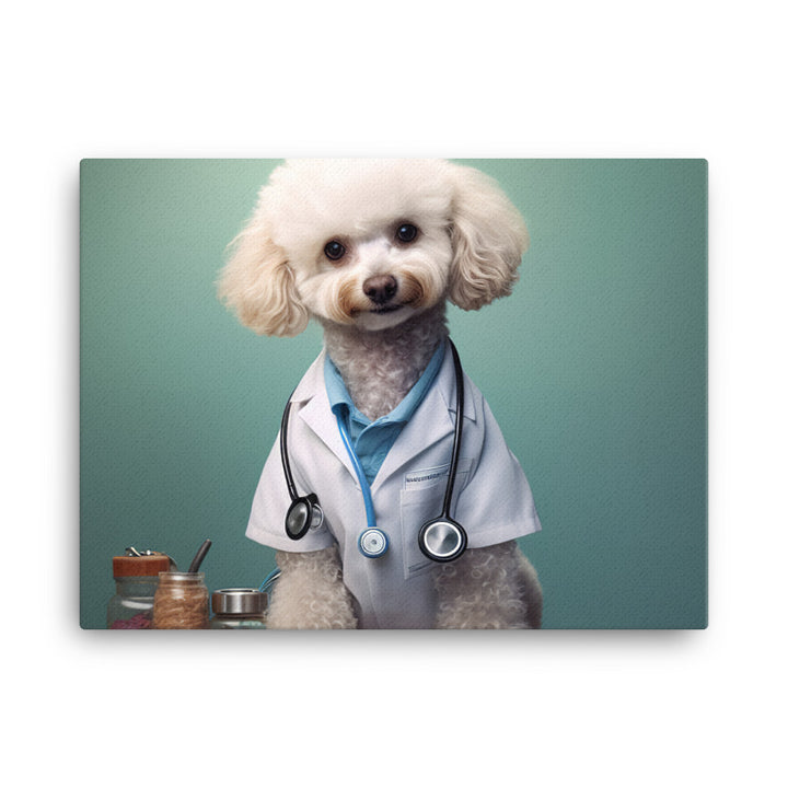 Poodle Doctor Canvas - PosterfyAI.com