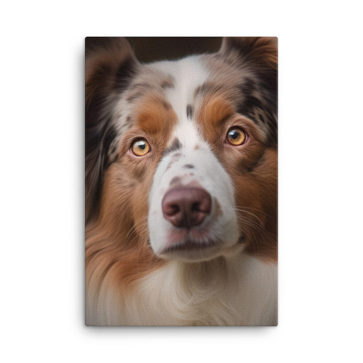 Australian Shepherd Canvas - PosterfyAI.com