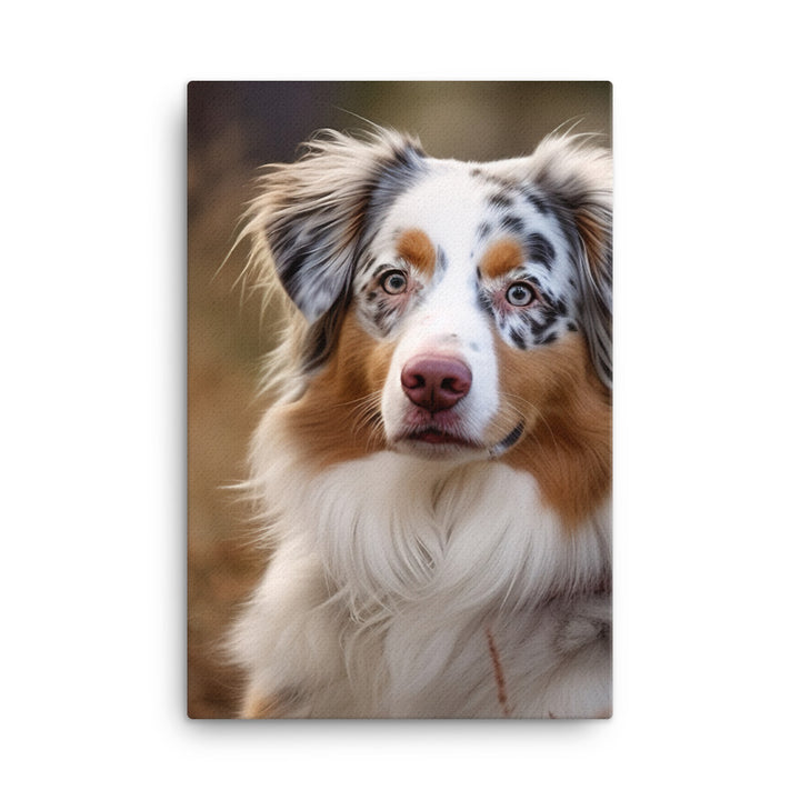 Australian Shepherd Canvas - PosterfyAI.com