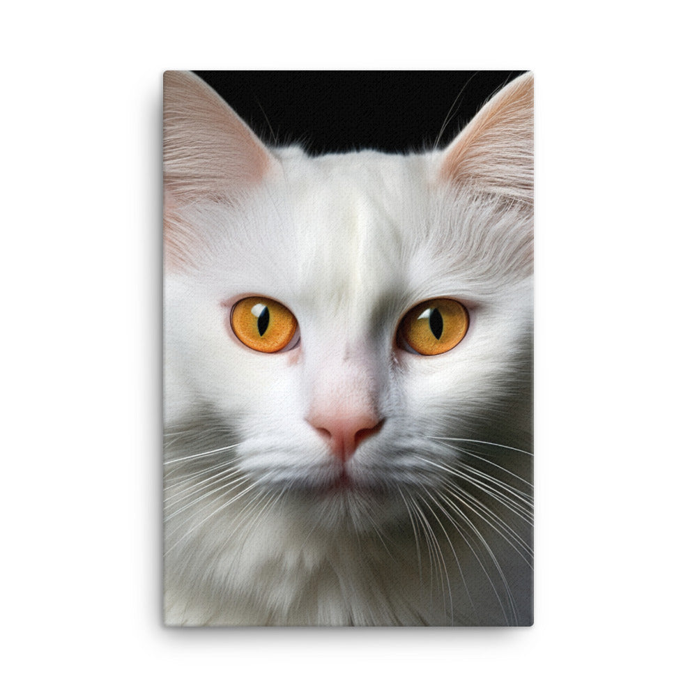 Spirit of Turkish Van Cat Canvas - PosterfyAI.com