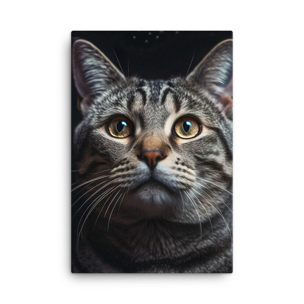 American Shorthair Cat Canvas - PosterfyAI.com
