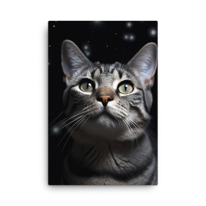 American Shorthair Cat Canvas - PosterfyAI.com