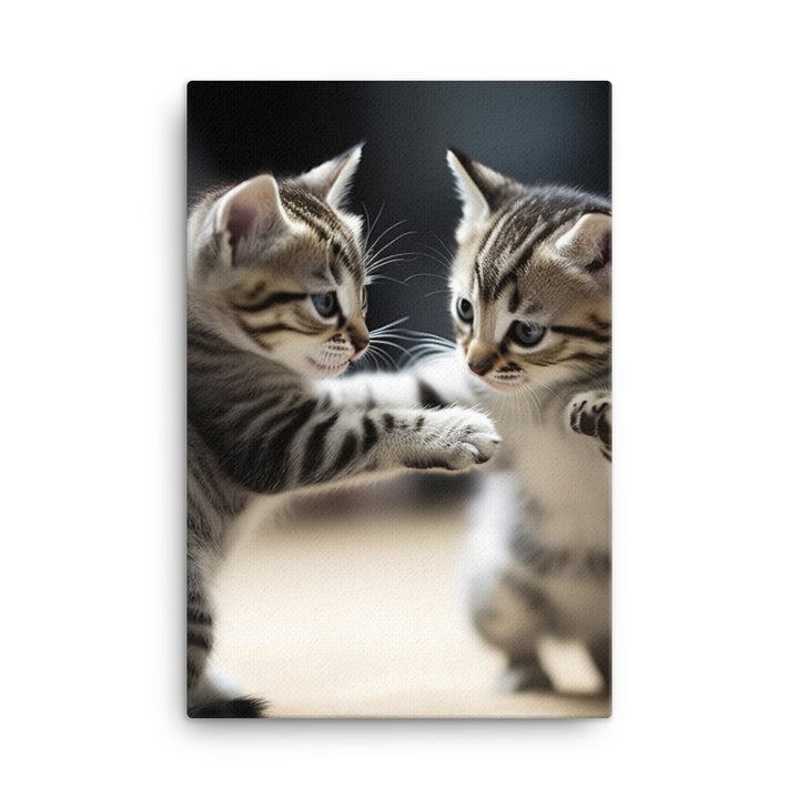 American Shorthair Kitten Canvas - PosterfyAI.com