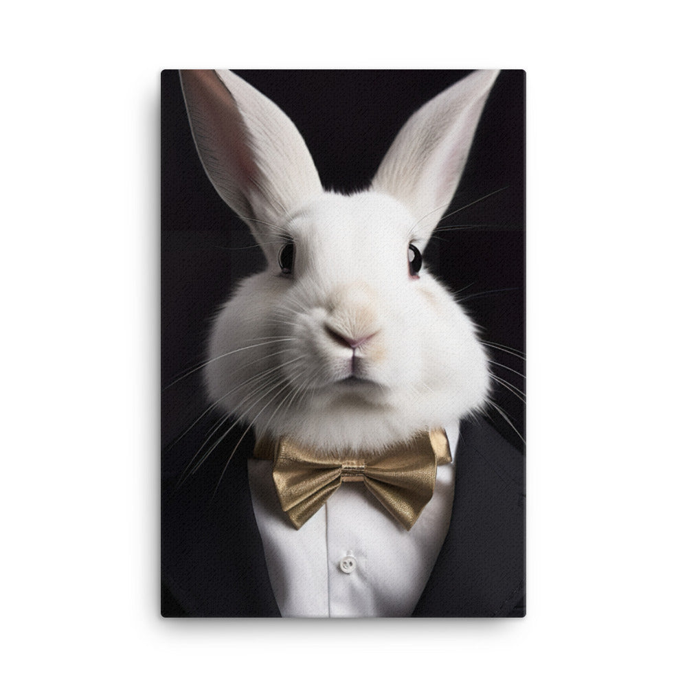 Beveren Bunny Canvas - PosterfyAI.com