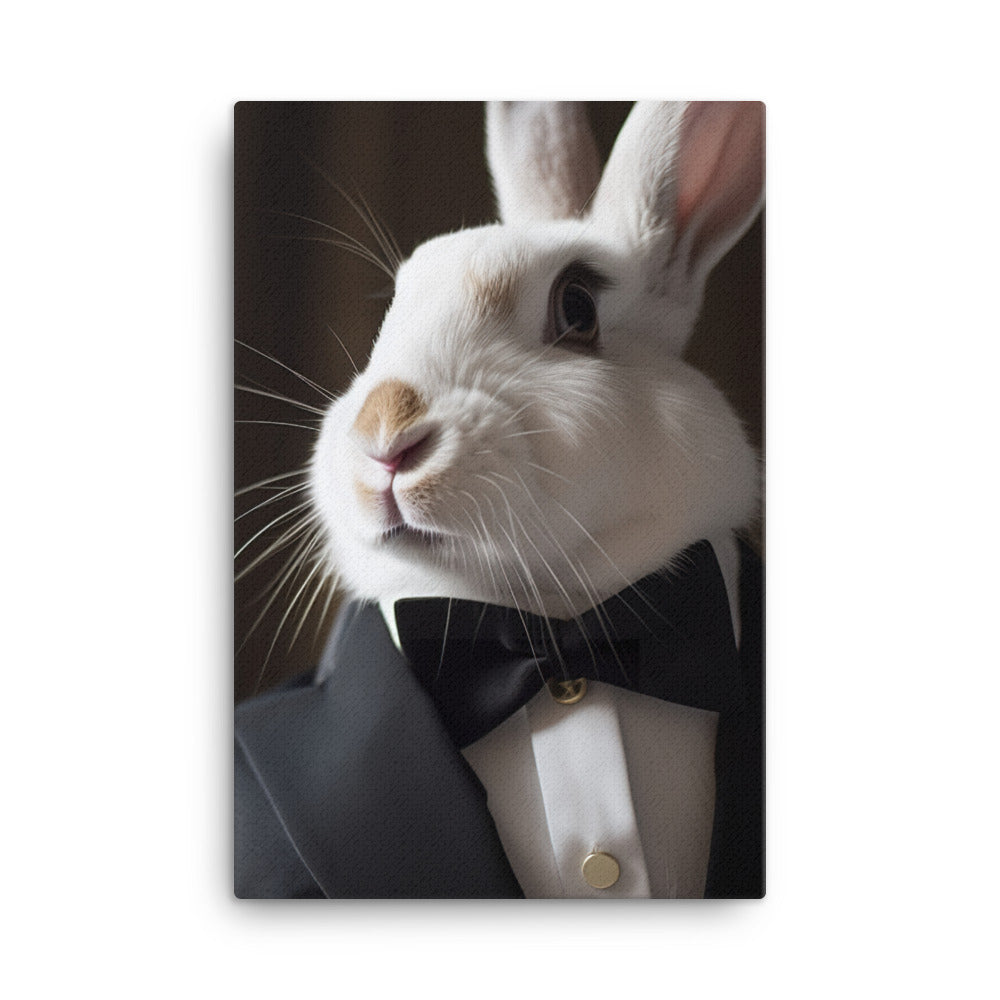 Beveren Bunny Canvas - PosterfyAI.com