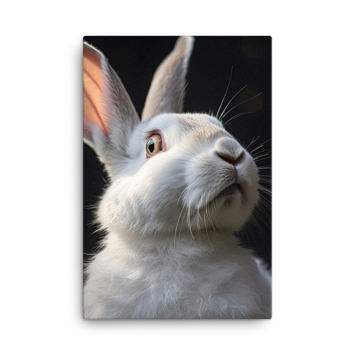 Beveren Bunny Canvas - PosterfyAI.com