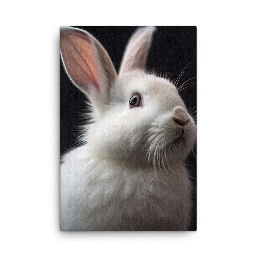 Beveren Bunny Canvas - PosterfyAI.com