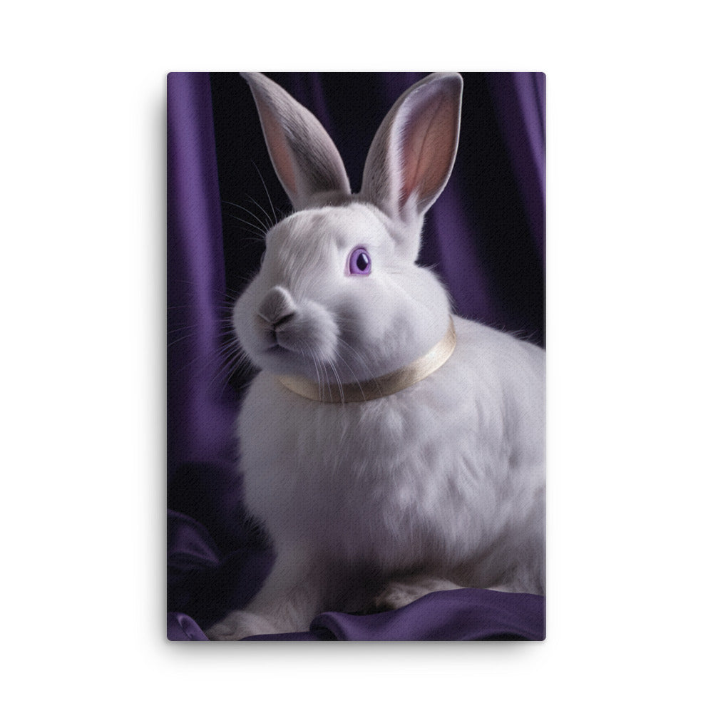 Beveren Bunny Canvas - PosterfyAI.com