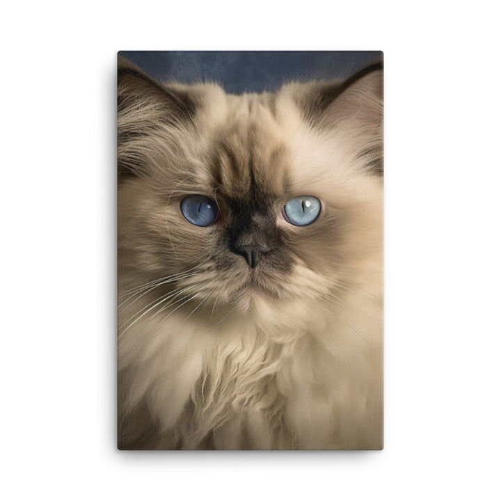 Beauty of Himalayan Cat Canvas - PosterfyAI.com