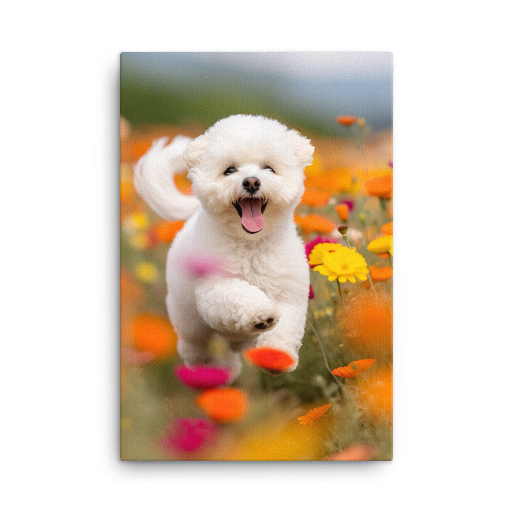 Bichon Frise Canvas - PosterfyAI.com