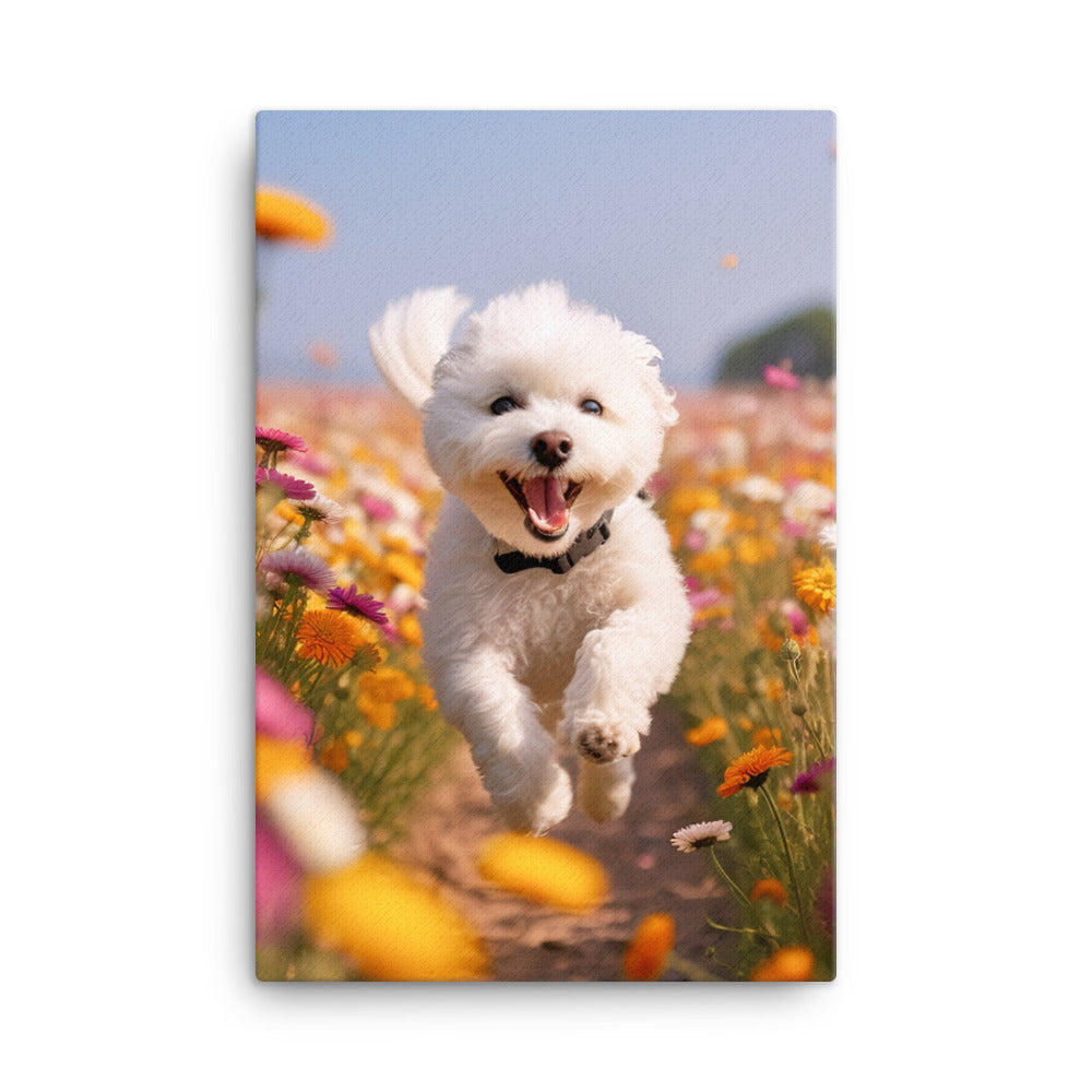 Bichon Frise Canvas - PosterfyAI.com