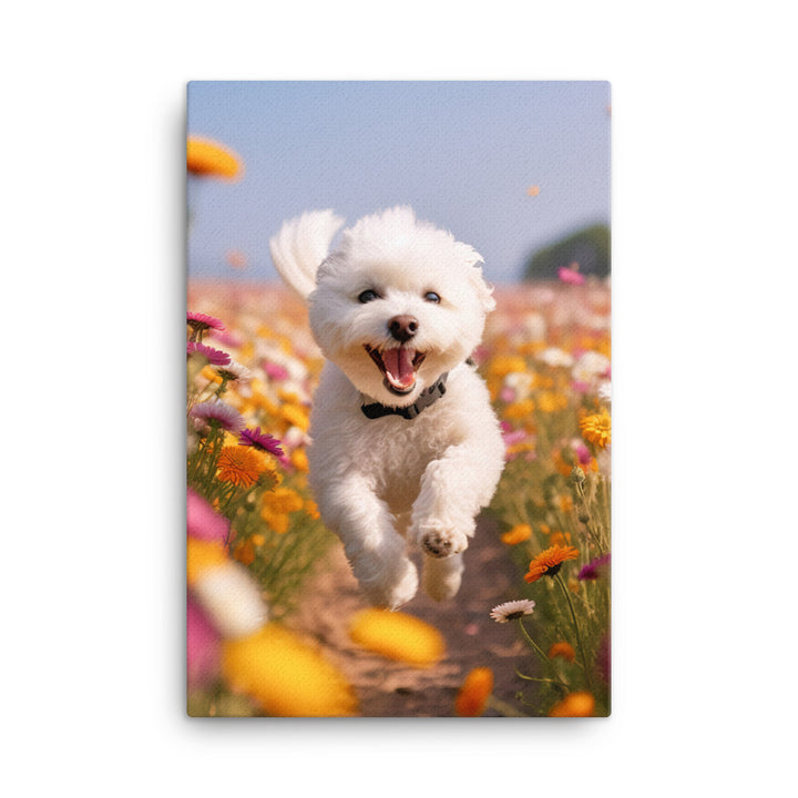 Bichon Frise Canvas - PosterfyAI.com