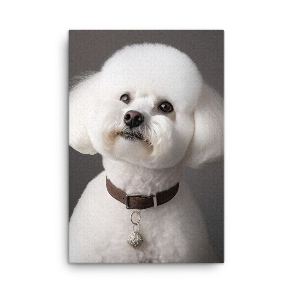 Bichon Frise Canvas - PosterfyAI.com