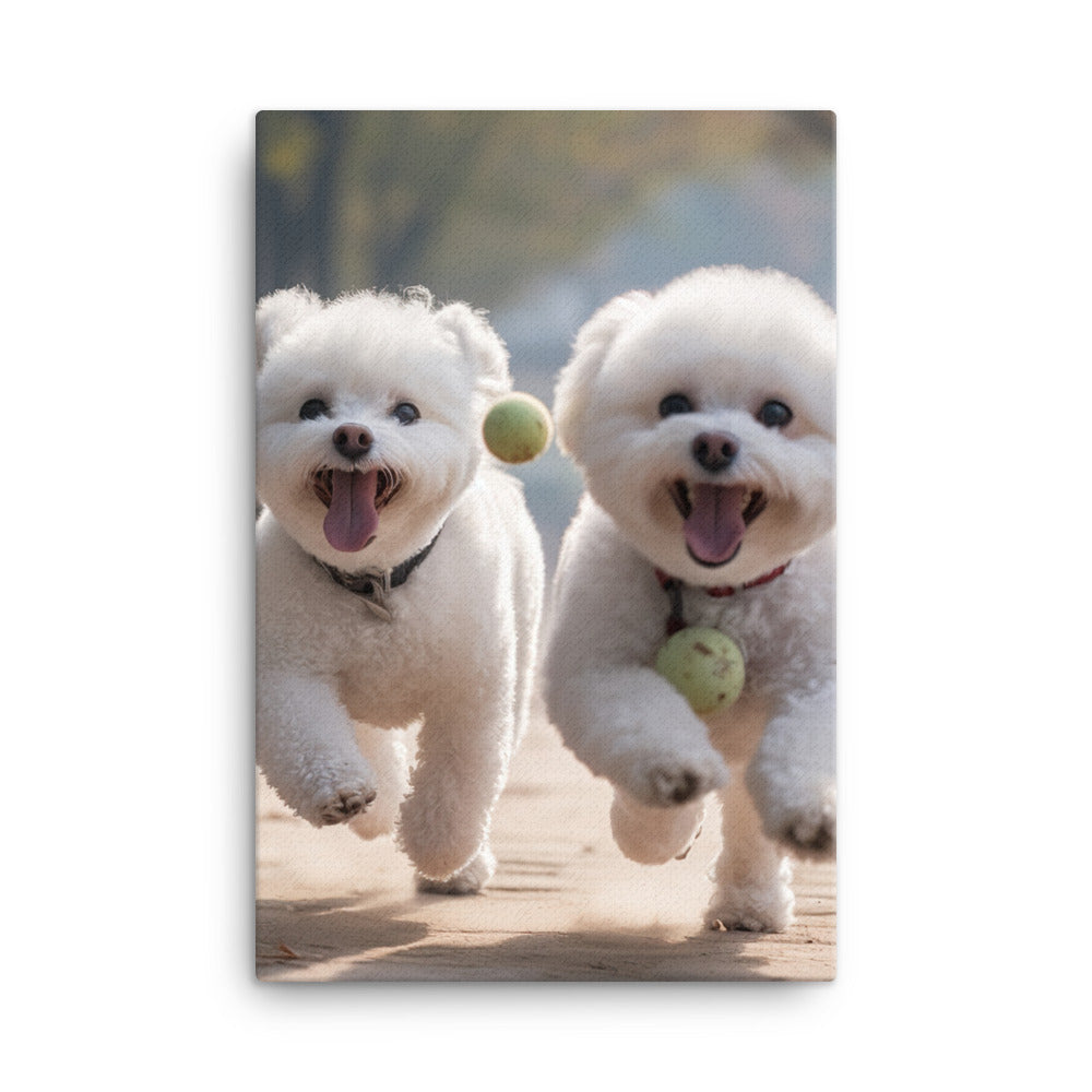 Bichon Frise Canvas - PosterfyAI.com