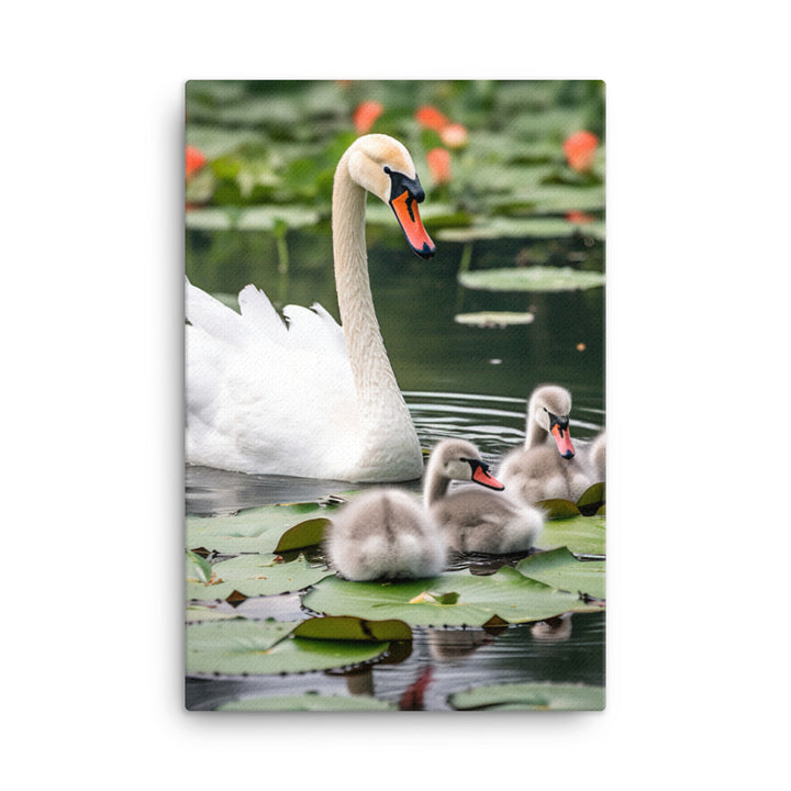 Swan Canvas - PosterfyAI.com