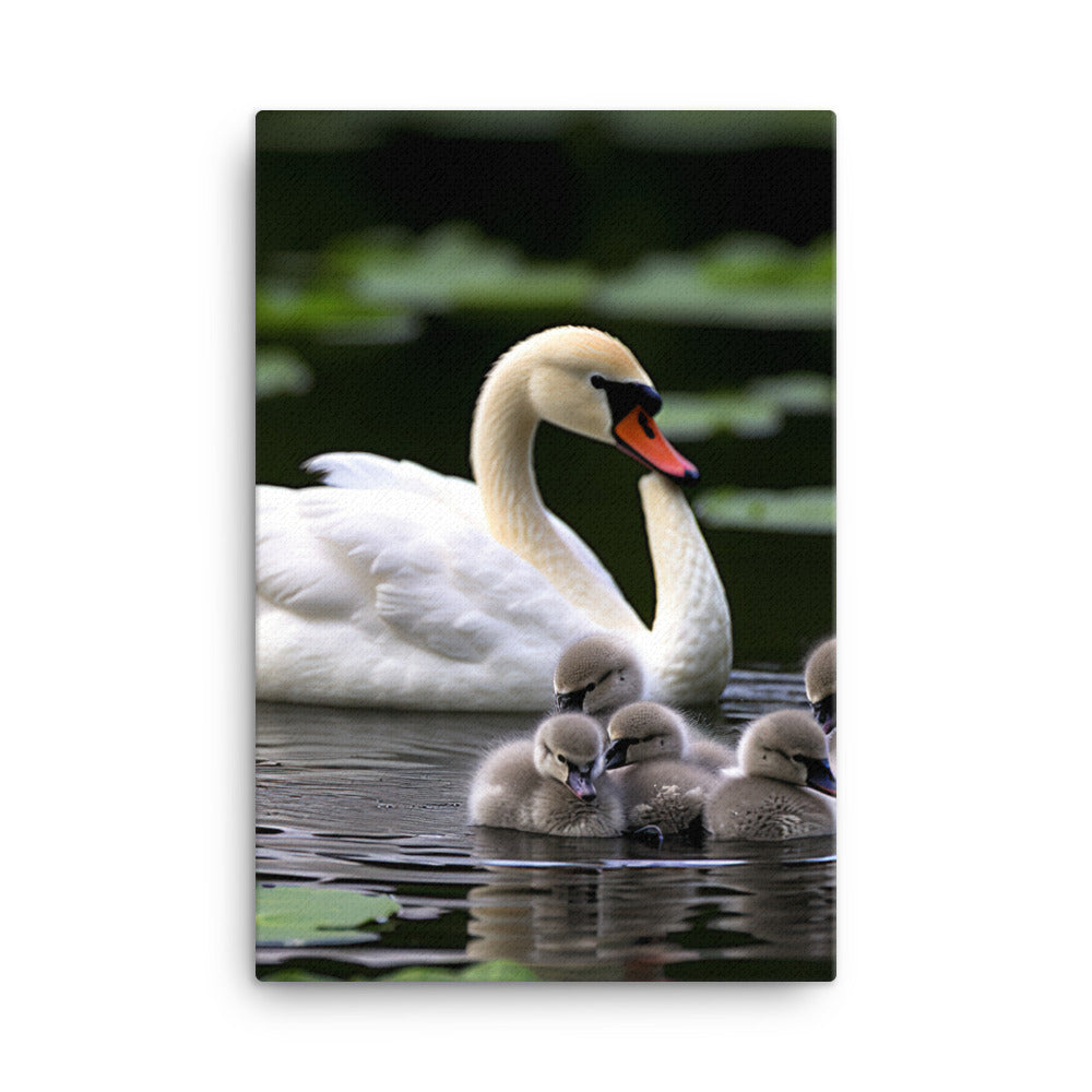 Swan Canvas - PosterfyAI.com