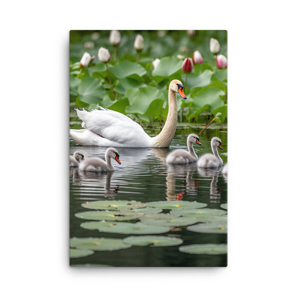 Swan Canvas - PosterfyAI.com
