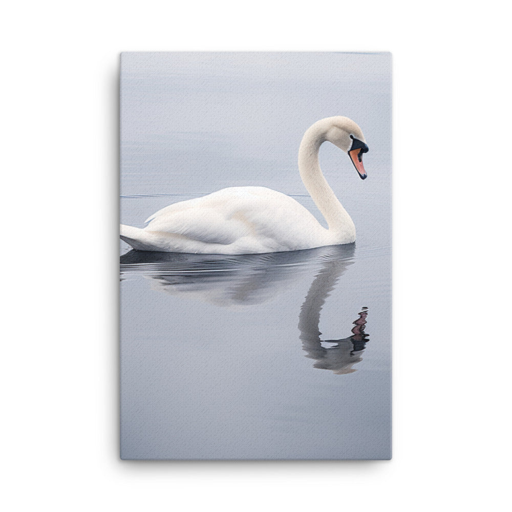 Swan Canvas - PosterfyAI.com