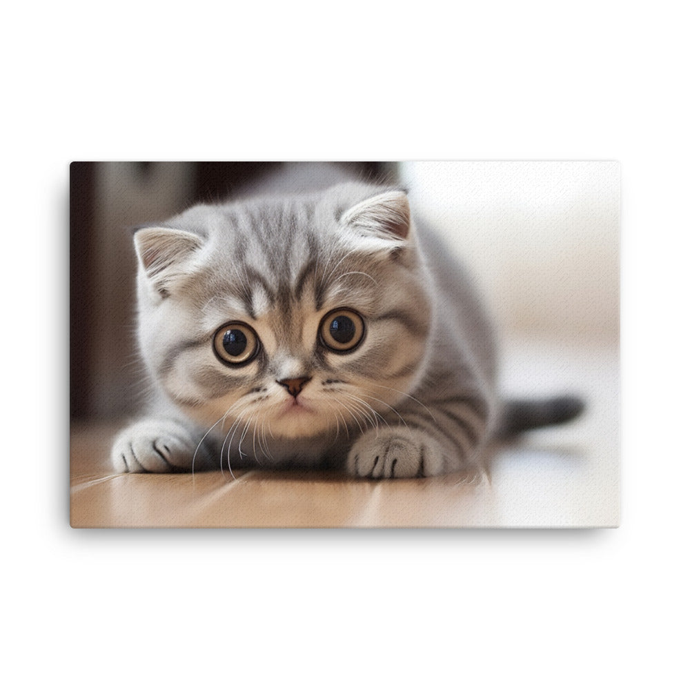 Scottish Fold Canvas - PosterfyAI.com