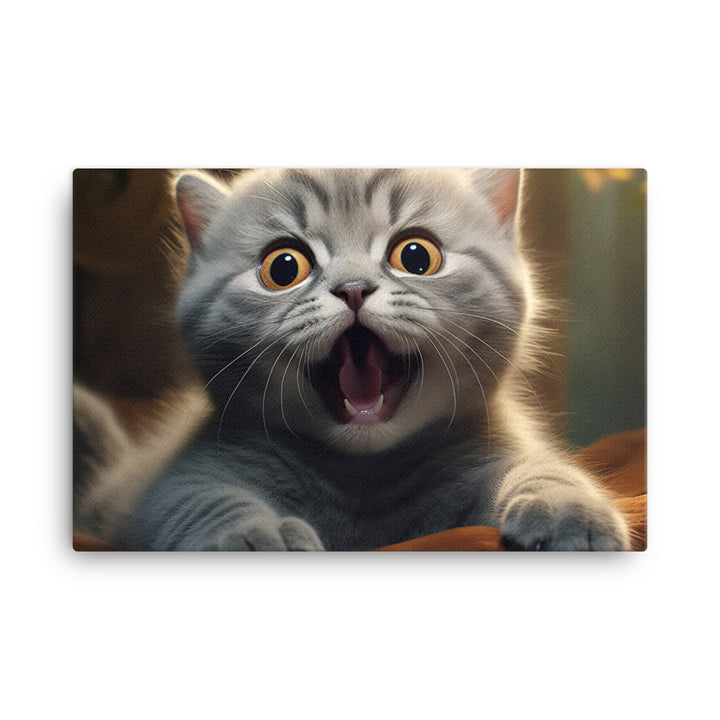 Scottish Fold Canvas - PosterfyAI.com
