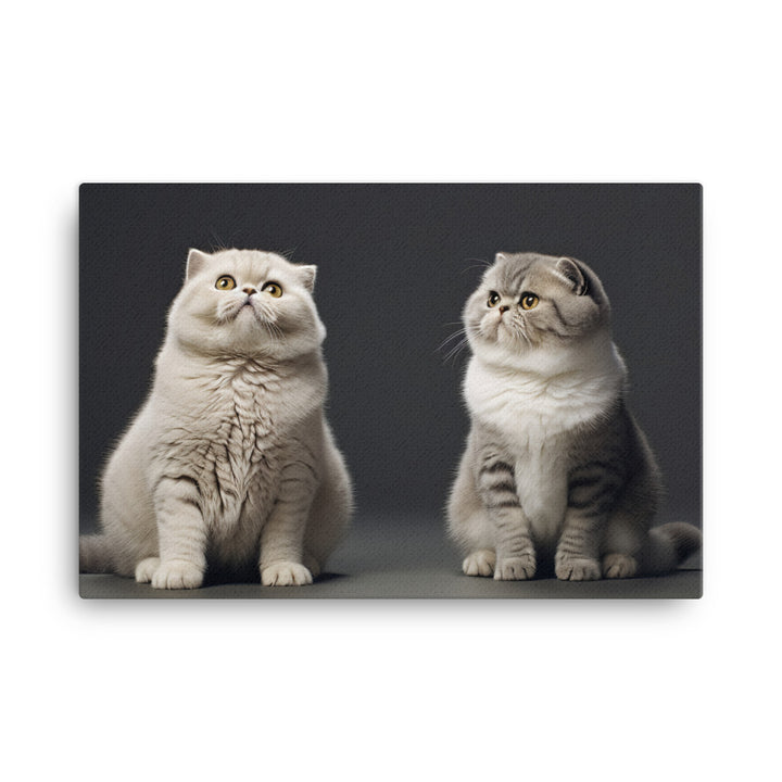 Scottish Fold Canvas - PosterfyAI.com