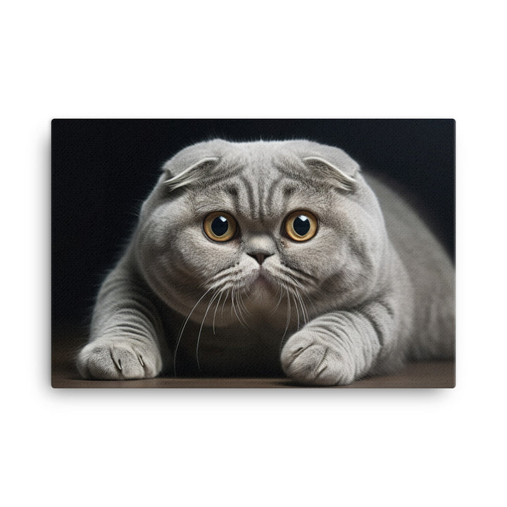 Scottish Fold Canvas - PosterfyAI.com