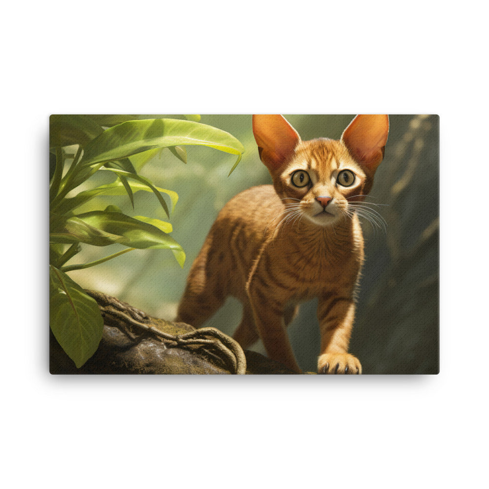 Abyssinian Canvas - PosterfyAI.com