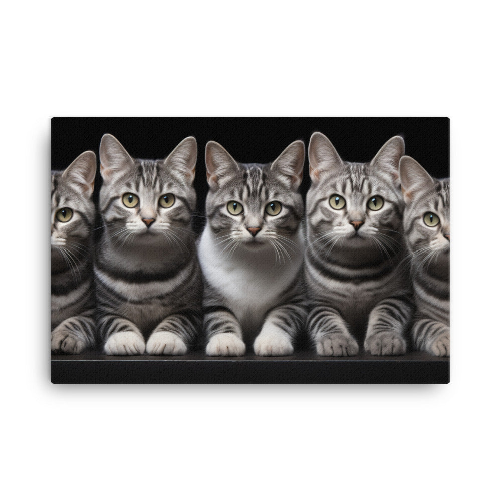 American Shorthair Canvas - PosterfyAI.com