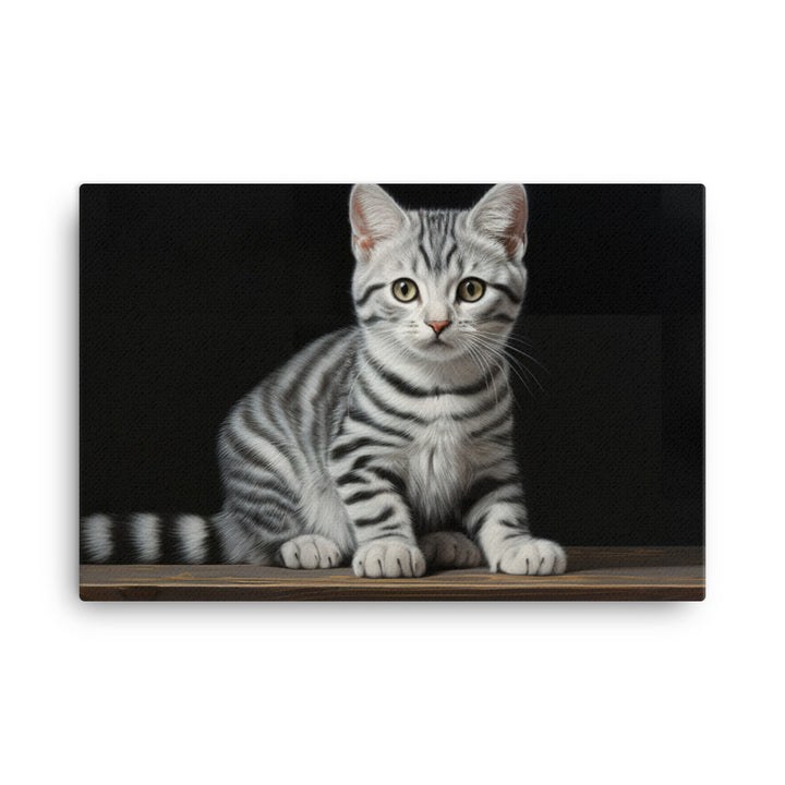 American Shorthair Canvas - PosterfyAI.com