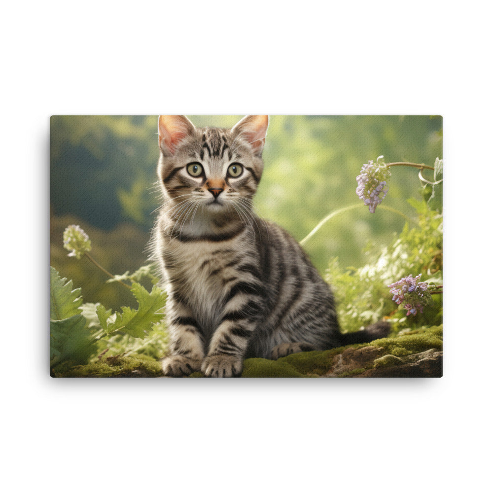 American Shorthair Canvas - PosterfyAI.com