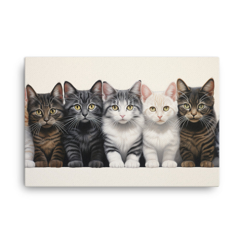 American Shorthair Canvas - PosterfyAI.com
