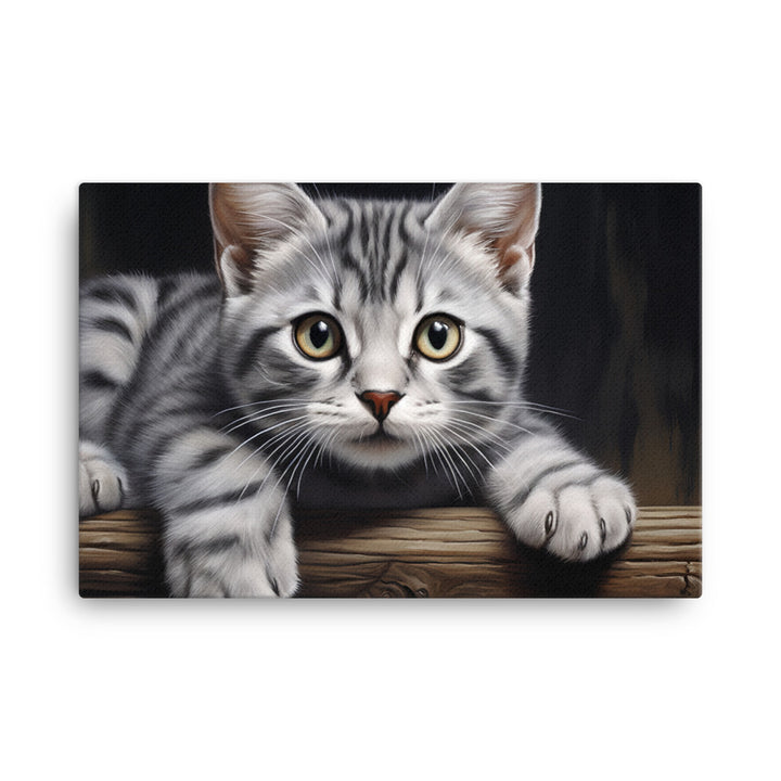 American Shorthair Canvas - PosterfyAI.com
