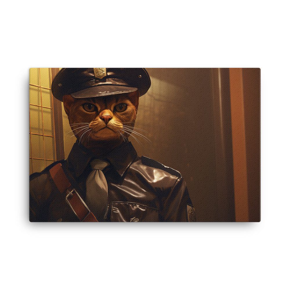 Abyssinian Prison Officer Canvas - PosterfyAI.com