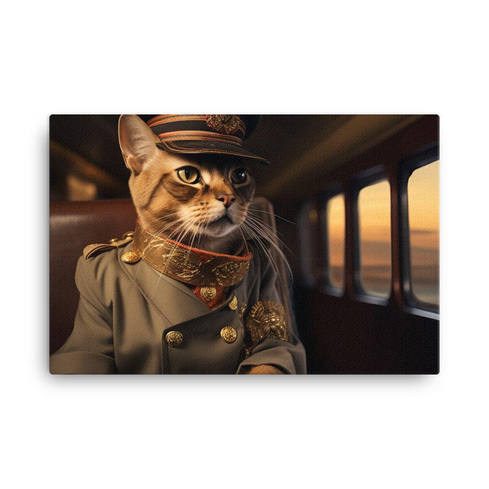 Abyssinian Transit Operator Canvas - PosterfyAI.com