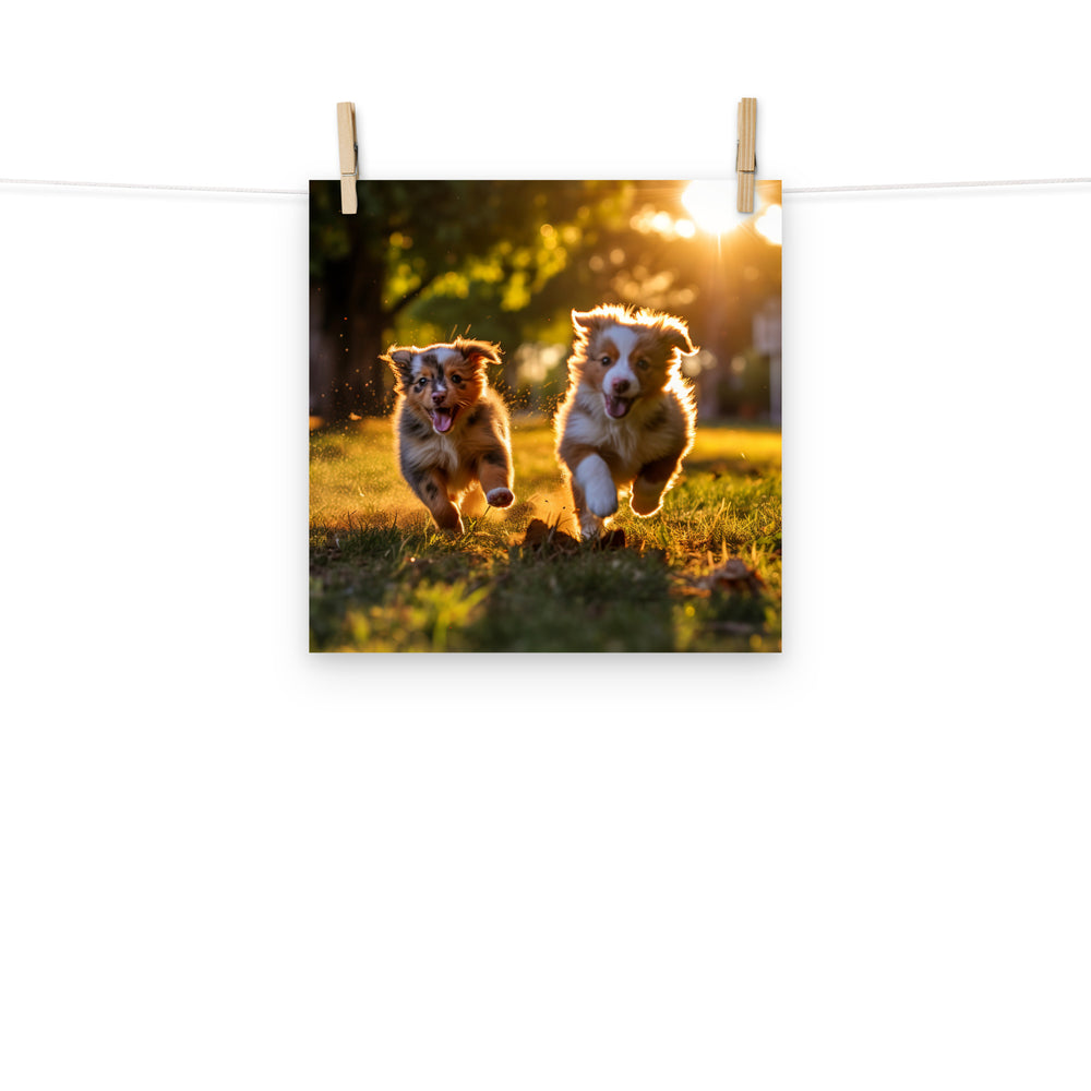 Australian Shepherd Photo paper poster - PosterfyAI.com