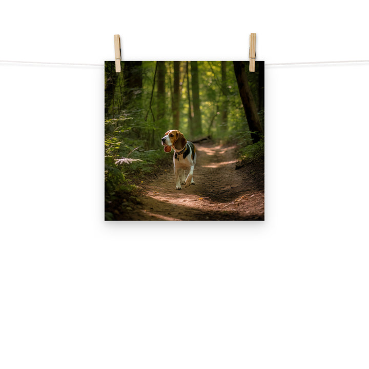 Beagle Photo paper poster - PosterfyAI.com