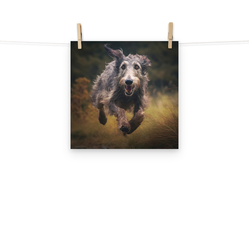 Scottish Deerhound Photo paper poster - PosterfyAI.com