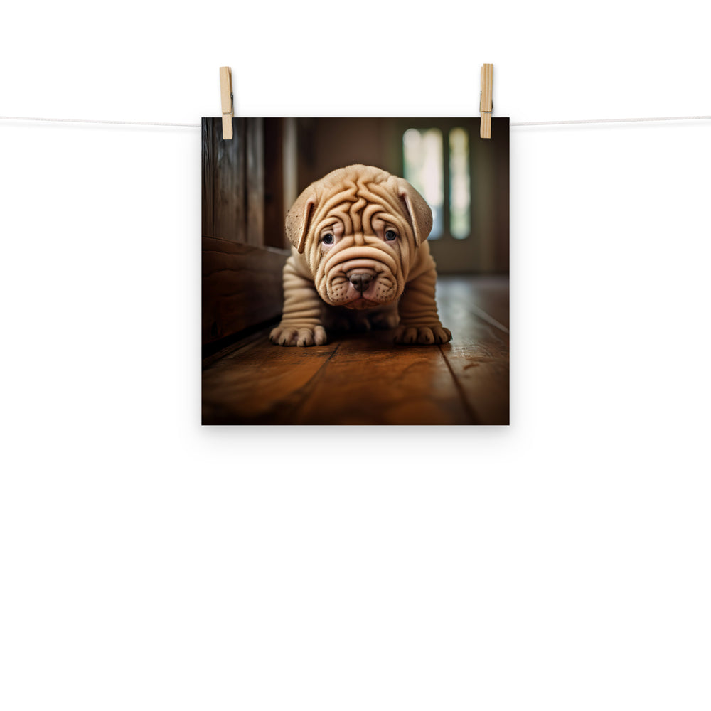 Shar Pei Photo paper poster - PosterfyAI.com