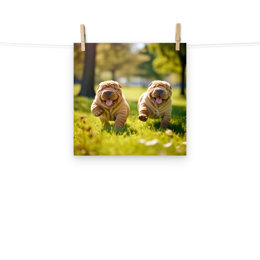 Shar Pei Photo paper poster - PosterfyAI.com