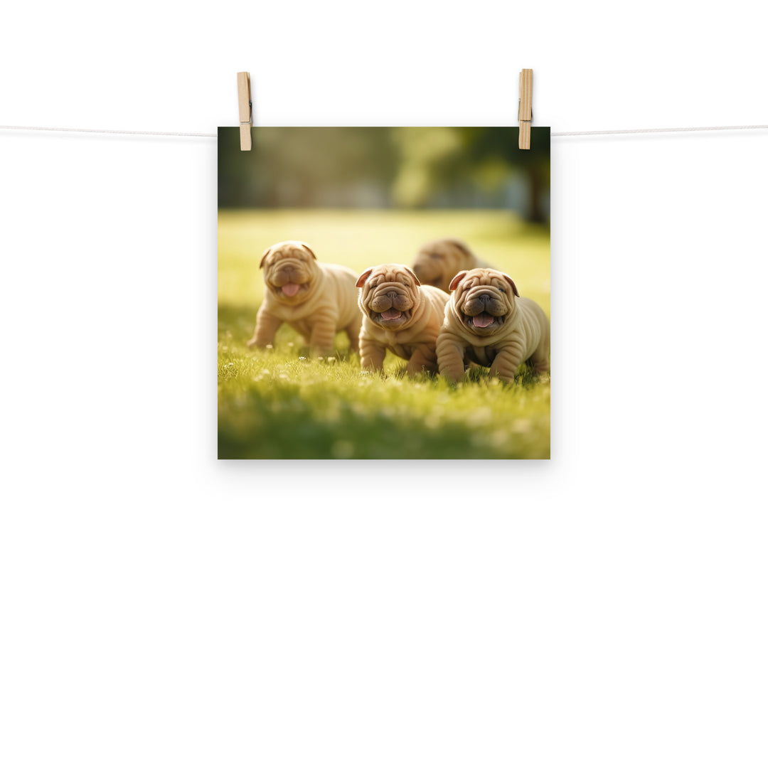 Shar Pei Photo paper poster - PosterfyAI.com