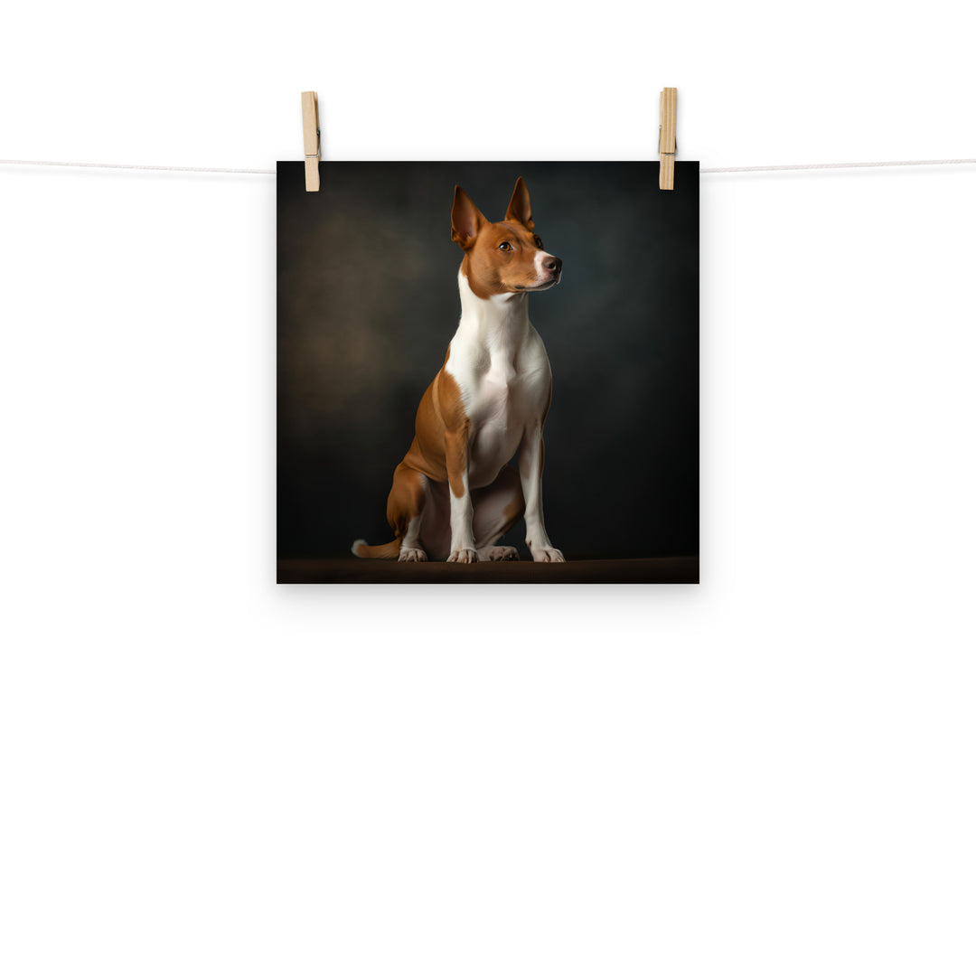 Basenji Photo paper poster - PosterfyAI.com