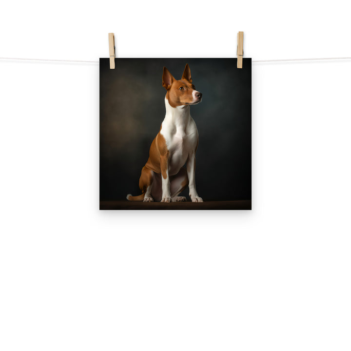 Basenji Photo paper poster - PosterfyAI.com