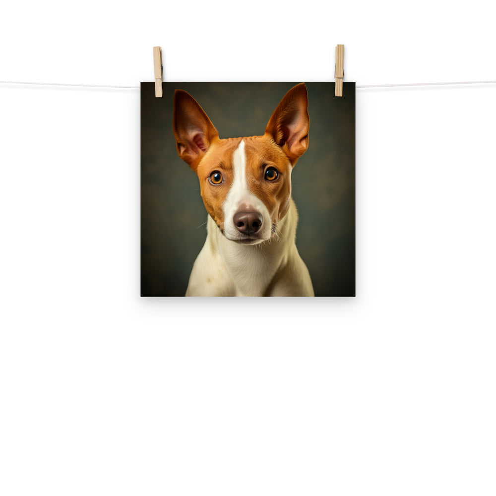 Basenji Photo paper poster - PosterfyAI.com