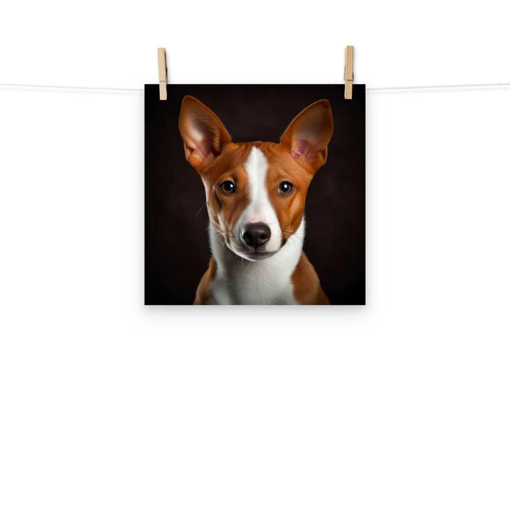 Basenji Photo paper poster - PosterfyAI.com