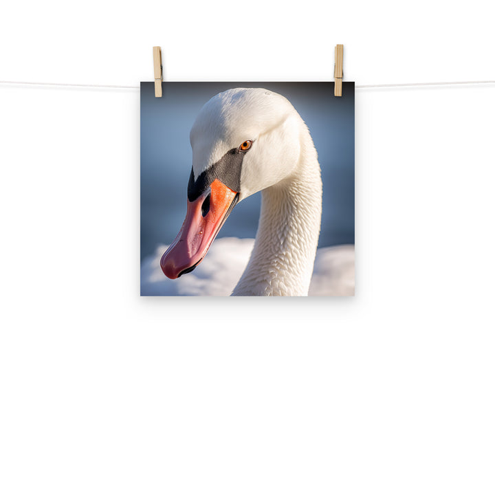 Swan Photo paper poster - PosterfyAI.com