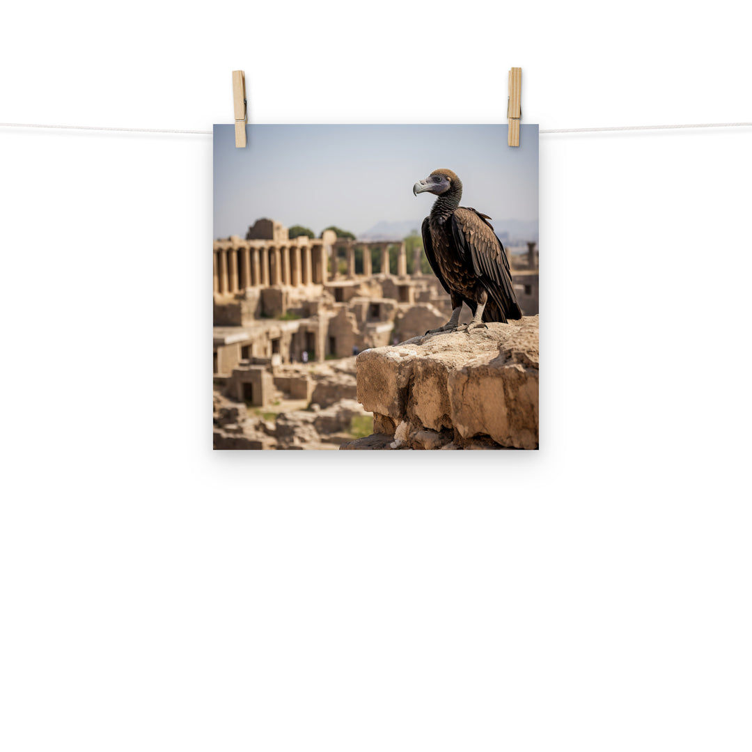 Vulture Photo paper poster - PosterfyAI.com