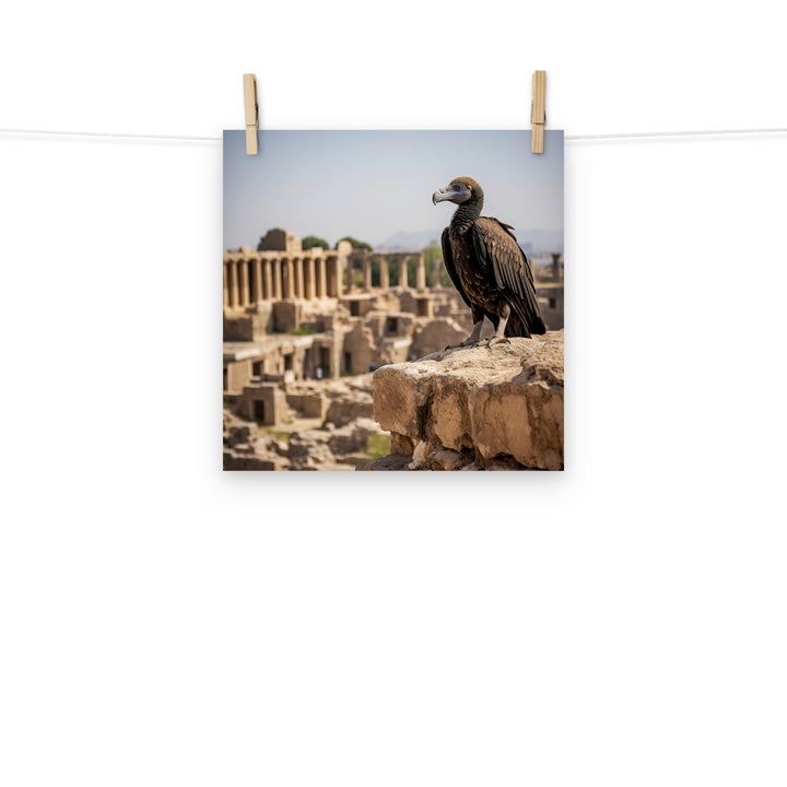 Vulture Photo paper poster - PosterfyAI.com