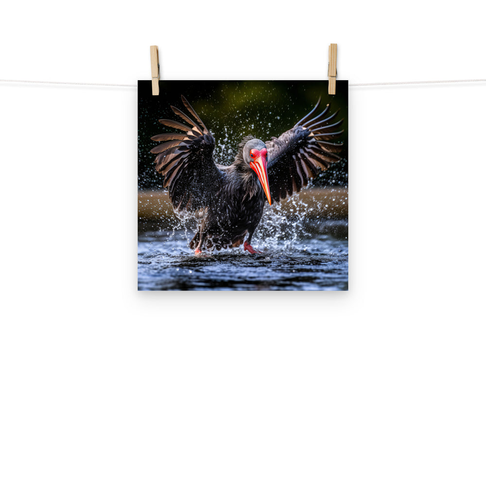 Stork Photo paper poster - PosterfyAI.com